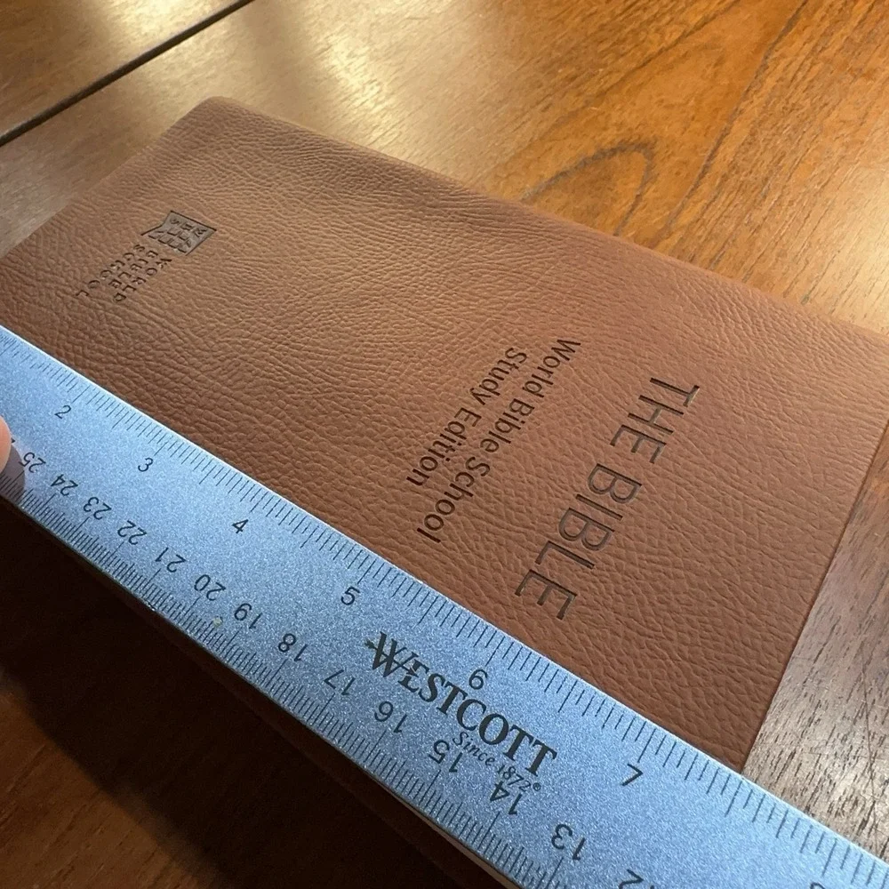 The Bible NASB World Bible School Study Edition WBS Christianity Religious Jesus